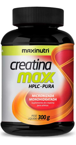 Creatina Monohidratada Maxx Pote 300g Loja Maxinutri Sabor Sem Sabor