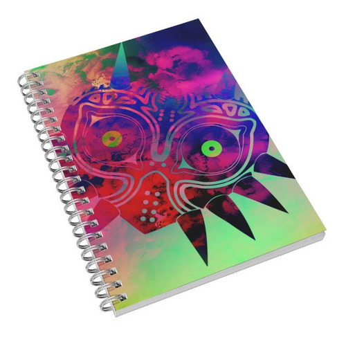 Majoras Mask Zelda Video Juegos Libreta De Dibujo Pasta Dura