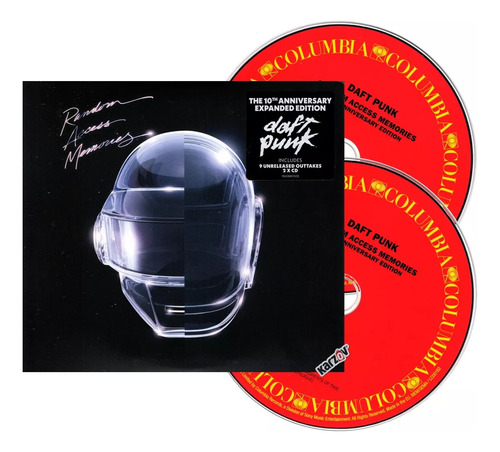 Daft Punk Random Access Memories 10th Anniversary 2 Cd Versión Del Álbum Edición Limitada