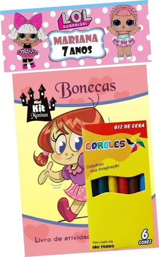 Kit de Colorir com Giz Lol Surprise