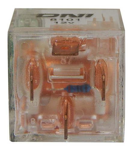 Imagem 3 de 6 de Relé Auxiliar De Acrílico Com Led E Fusível 40a - 12v 4 Term