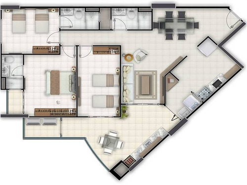 Imagem 2 de 22 de Apartamento 3 Dormitorios Canto Do Forte - Pas229