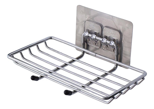 Zh Jabonera Acero Inoxidable Con Gancho Montaje En Pared