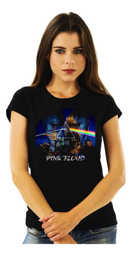 Polera Mujer Pink Floyd Rock Division Bell Rock Abominatron