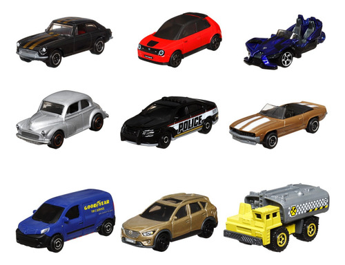 Matchbox Paquete De 9 Autos Basicos - Byrd Farms