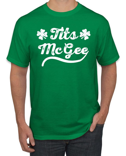 Tits Mcgee Camiseta Divertida Del Día De San Patricio Con Tr