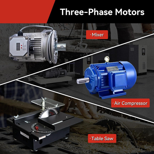 Conversor Monofásico Para Trifásico 7.5hp 23a Com Comutação
