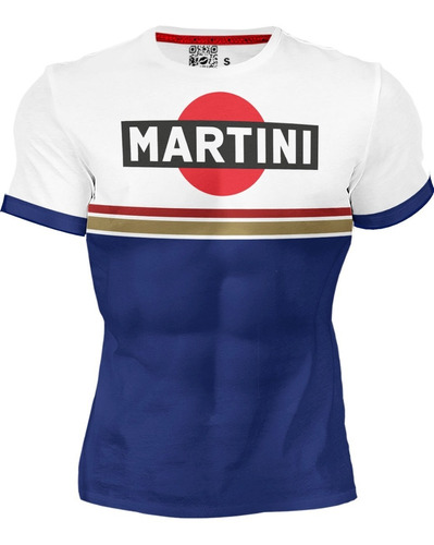 Playera  Full Print Caballero Martini Vino 