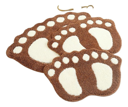 Felpudo De Terciopelo Grueso Para Baño, Antideslizante, Felp