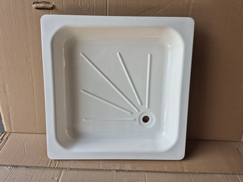 Receptaculo De Ducha 70x70 Plato O Pie Ducha Baño Box Blanco