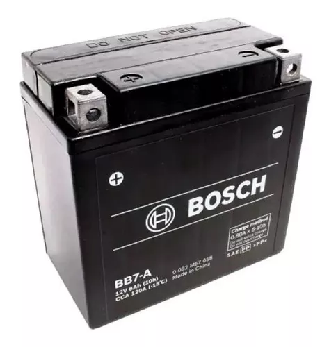 Batería Moto Gel Bosch Bb7-a 12v 8ah Hj125 7