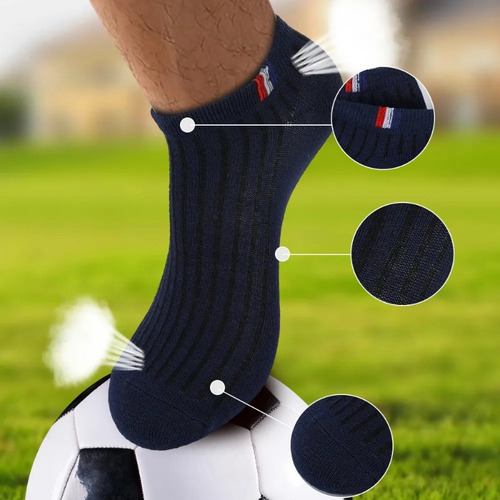 Calcetines Deportivos Casuales De Algodón Para Hombre, 5 Par