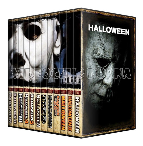Halloween Coleccion Completa 12 Peliculas Dvd Pack Saga