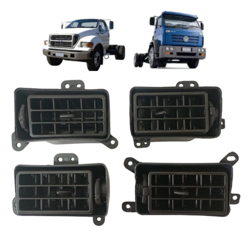 Kit Difusor De Ar Completo Com Mecanismo F250 F350 F4000