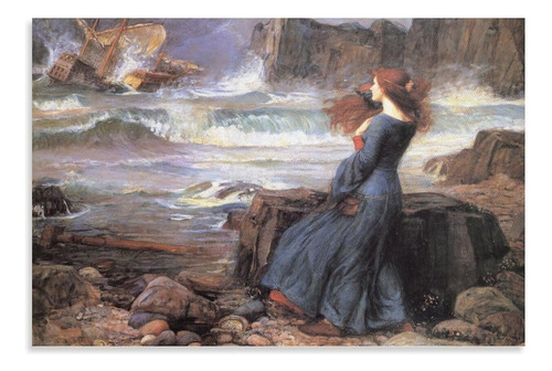 Miranda - The Tempest, 1916 By John William Waterhouse