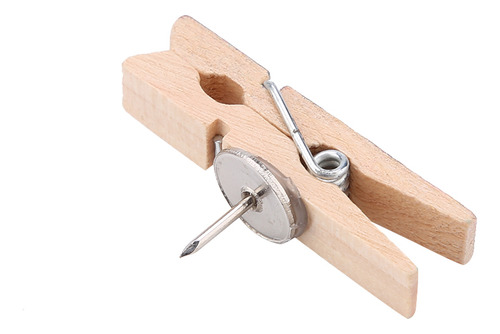 Pinzas Para Madera Para Manualidades, 50 Unidades, Tamaño Pe