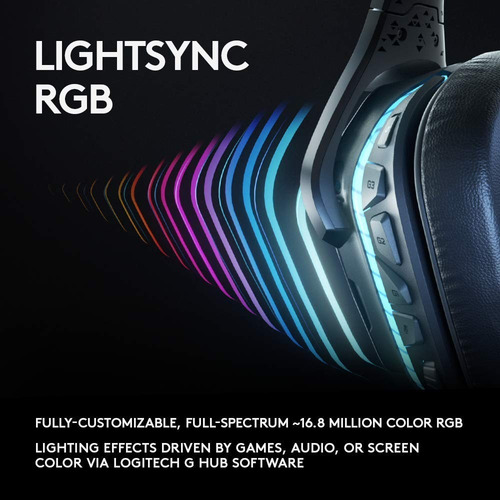 Logitech G935 Wireless 7.1 Surround Sound Lightsync Gaming.