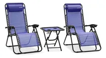 Comprar Sillas De Jardín Azul Marino Serenelife Slzghtbbu45