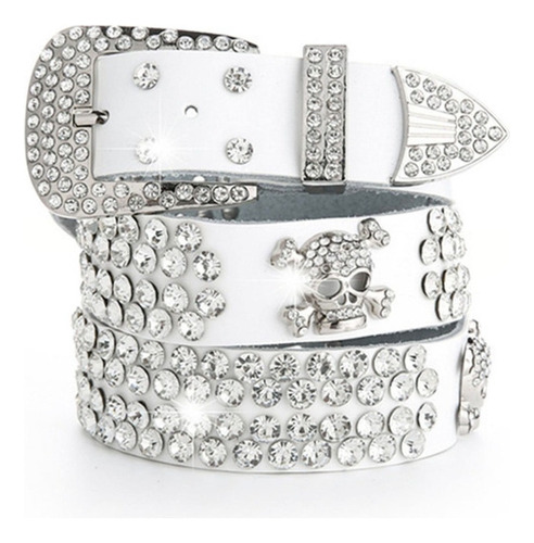 Precioso Cinturón De Diamantes Artificiales Para Mujer,