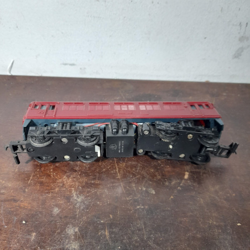 Locomotiva Trem Ferrorama Bordô Antiga Não Liga. Xp 1500
