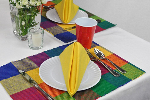 Juego De Servilletas Lisas De 33 X 33 Cm