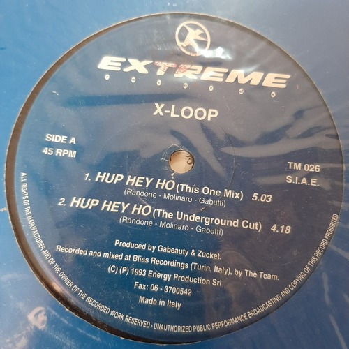 Vinilo X Loop Hup Hey Ho Randone Molinaro Gabutti Extreme E2