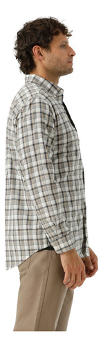 Camisa Hombre Woven Refine Classic Fit Blanco Cuadro Dockers
