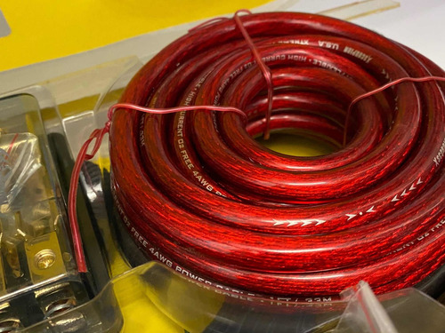 Imagen 10 de 10 de Kit De Cables Combo Para Amplificador De Audio Pak48.2r