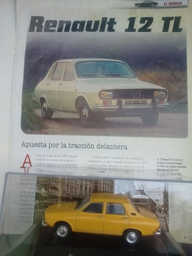 1976 Renault 12 Tl Autos Memorables 1:43 Con Revista