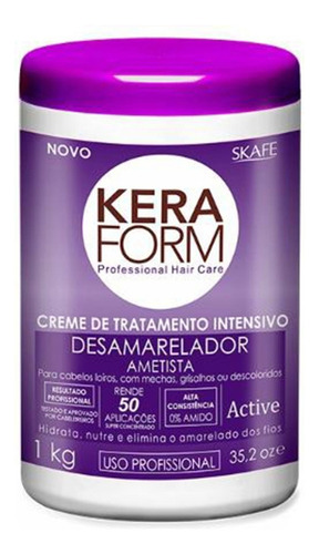 Kit Escova London Ácido Lático Sem Formol C/ Creme Matizador