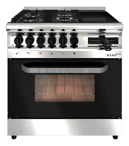 Fogão industrial Saho Jitaku JITAKU 820 MULTIGRILL VISOR com porta com visor - prateado