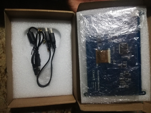 Imagen 4 de 5 de Display 7'' Táctil Entrada Hdmi 800x480 Para Raspberry Pi