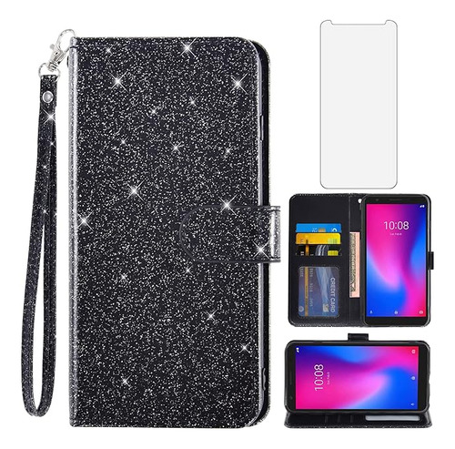 Funda De Telefono Para Zte Avid 579 Z5156cc Con Protector De