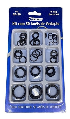 Kit O'ring Anel De Borracha Reparo Registro Torneira 50 Pçs