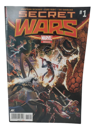 Secret Wars 01 Editorial Televisa 