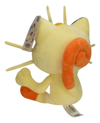 Peluche De Peluche Meowth For Sentarse Con Dibujos Animados