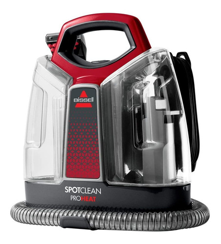 Aspiradora lava tapizados De tacho Bissell SpotClean ProHeat 36988 1.4L roja y titanio 220V-240V 50Hz/60Hz