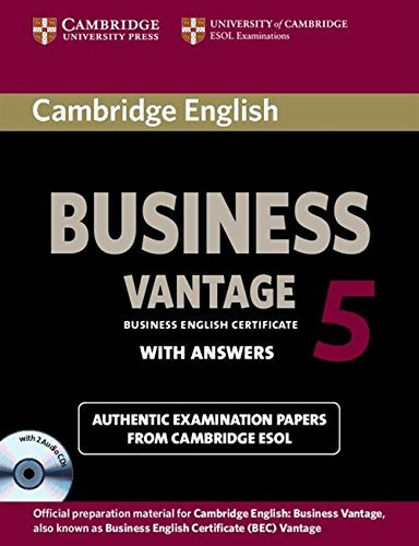 Libro Cambridge English Business 5 Vantage Self Study Pa De