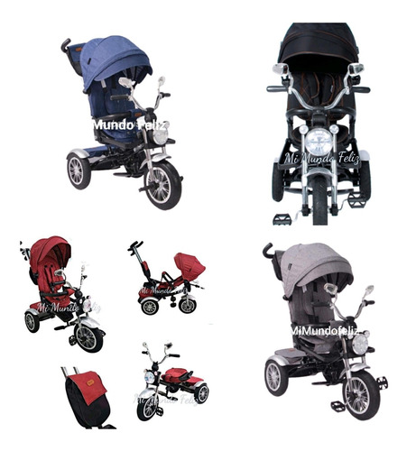 Triciclo Multietapa Para Niño Y Bebe Multifuncional Choper