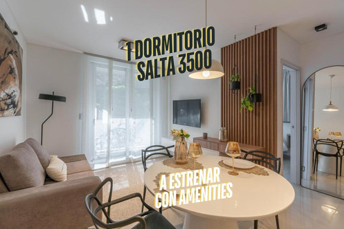 Venta De Departamento De 1 Dormitorio A Estrenar En Salta 3550, Rosario Con Amenities