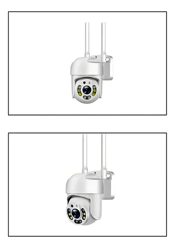 Cámara Para Seguridad 360 Ip Panorámica Para Exteriores Wifi