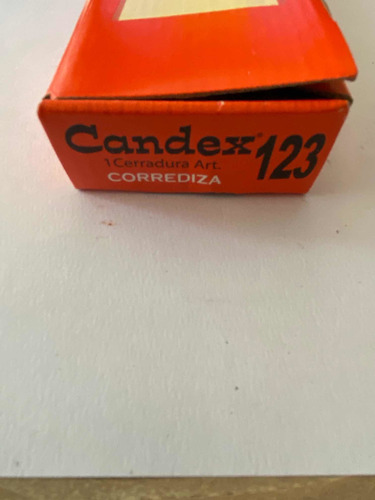 Cerradura Corrediza Candex 123