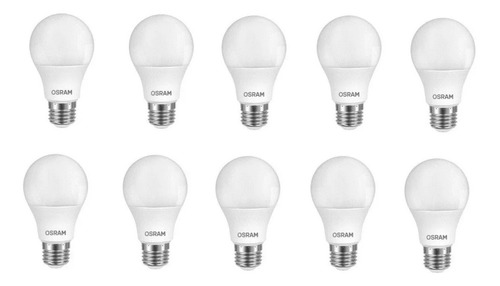 Pack X10 Lámpara Led 9w 5000k Osram  15000hs *oferta E631*