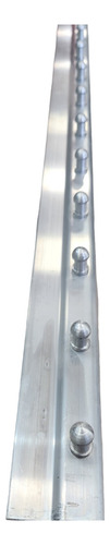 Barral Aluminio Para Cortina Frigorífica De 200mm X 1 Metro