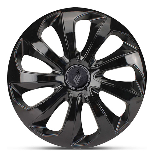 Calota Aro 14 Esportiva Velox Black Vw Gol Saveiro G5