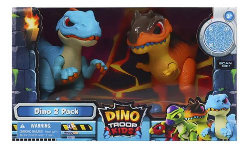 Dinosaurios D/juguete Raptor Y Megalosaurus Dino Troops Kids