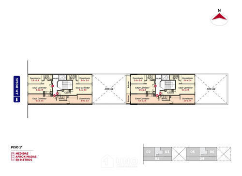 Imagen 2 de 9 de Juan M Rosas Y Montevideo - Amplio Dpto De 1 Dormitorio Externo.