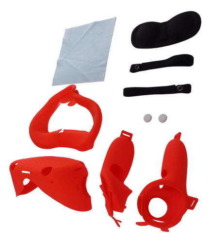 . Funda Protectora De Gafas De Realidad Virtual Roja Y