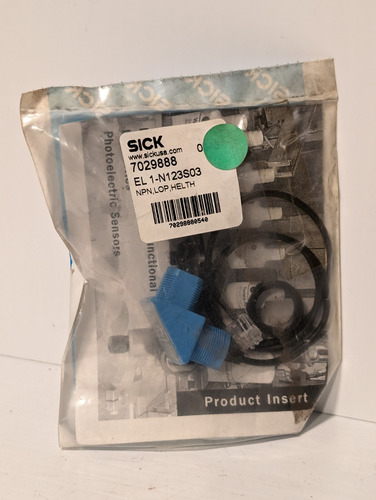 Sick 7029888 Sensor El 1-n123s03 Npn Lop Ln0551 Phot Ccz