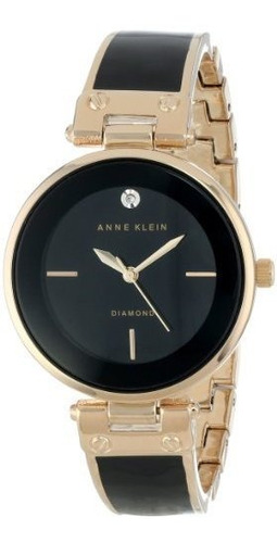 Reloj Con Brazalete De Diamantes Ak / 1414bkgb De Mujer Anne